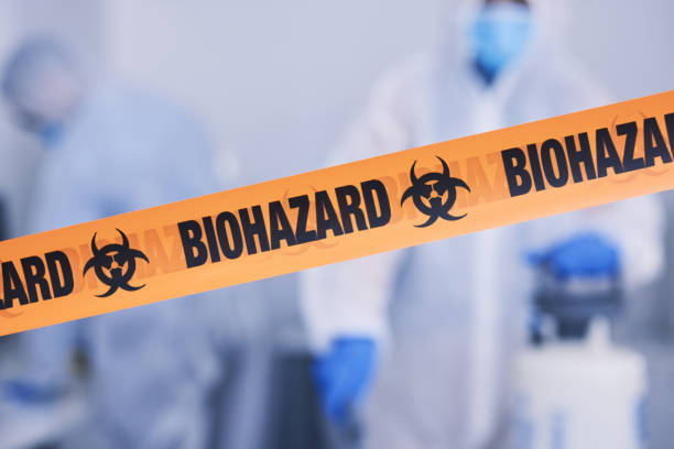 Professional Biohazard Cleanup technician working in Crystal, MN